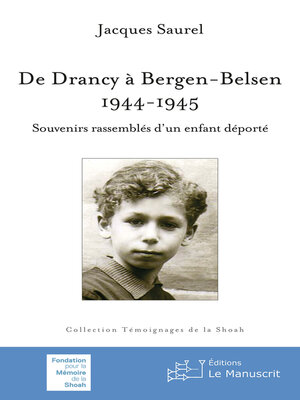 cover image of De Drancy à Bergen-Belsen, 1944-1945